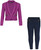 Girls Jacket Bundle with Style 1 Leggings in Violet and Navy