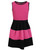 Girls Dress Bundle with Lace Front Bolero in Cerise and Black