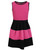 Girls Dress Bundle with Cropped Bolero in Cerise and Black