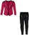 Girls Blazer Bundle with Style 3 Leggings in Red and Black