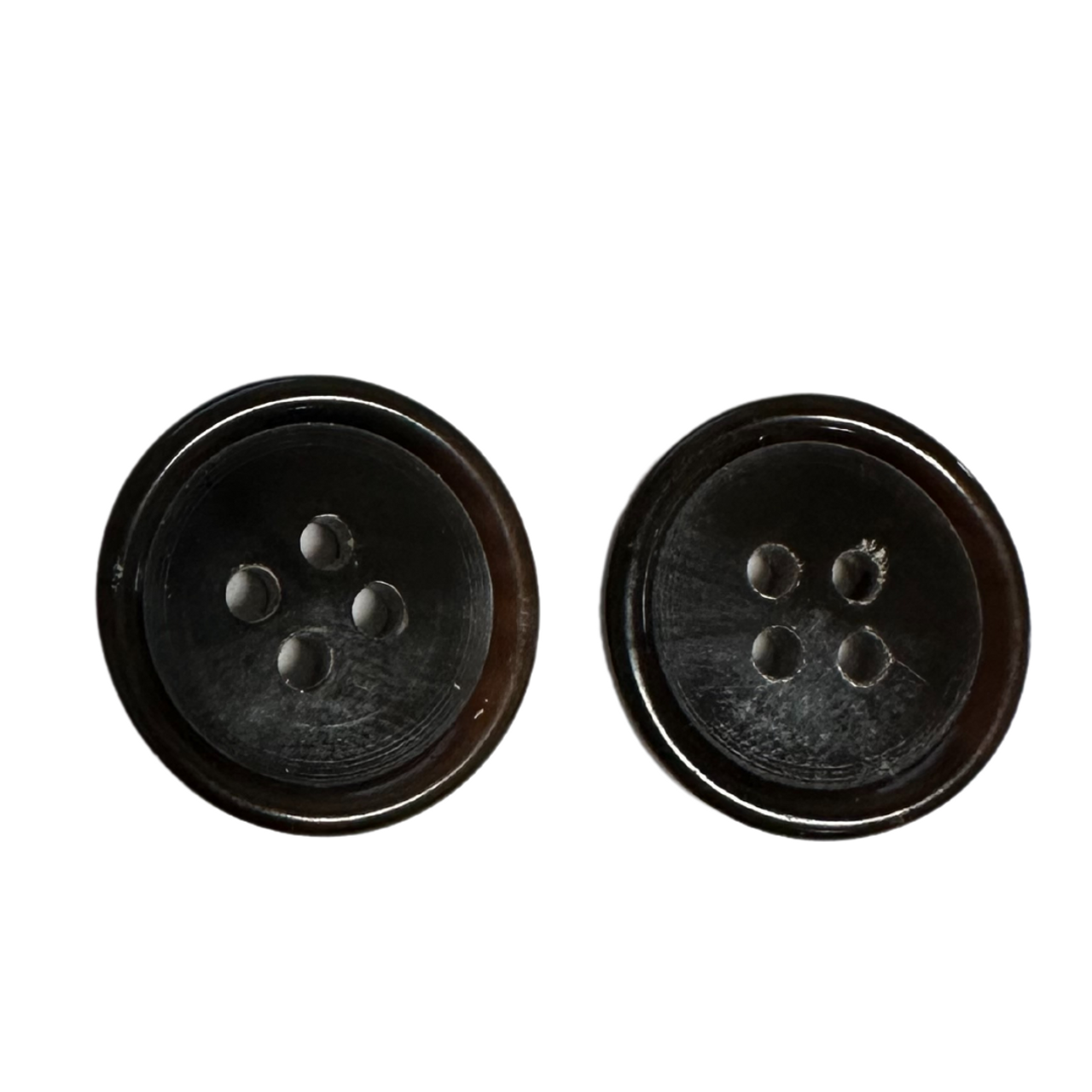 Black Horn Buttons