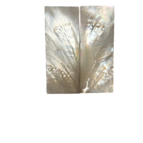 White Mother of Pearl Pair 3 1/4 x 1 1/4 x .125 B Grade #36