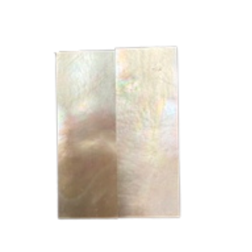White Mother of Pearl Pair 2 1/2 x 7/8 x .105 A+ Grade #76