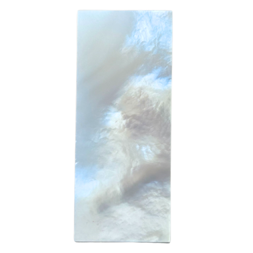 White Mother of Pearl Piece 2 1/16 x 7/8 x .100 Grade A #19