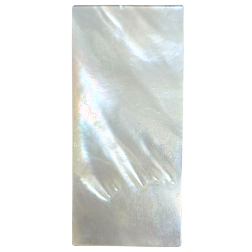 White Mother of Pearl Piece 2 3/4 x 1 1/4 x .140 B Grade #20