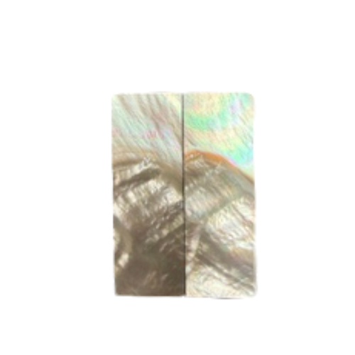 White Mother of Pearl Pair 2 1/2 x 7/8 x .100 Presentation Grade #75