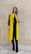 Double Face Wool & Cashmere Yellow Long Vest