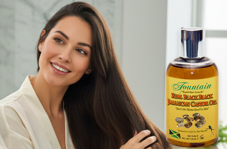 FOUNTAIN REAL BLACK BLACK JAMAICAN CASTOR OIL