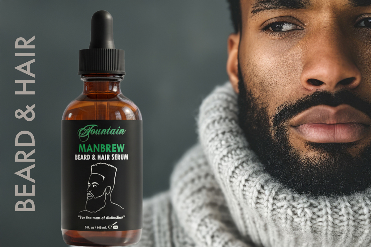 Fountain Manbrew Beard and Hair Growth Serum