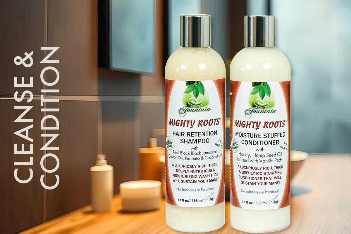 Fountain Mighty Roots Shampoo and Conditioner for