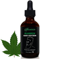 Fountain Manbrew Beard and Hair Serum 5oz with Hemp Seed Oil