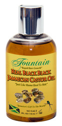 Fountain Real Black Black Jamaican Castor Oil 4 Oz