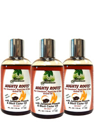 Fountain MIGHTY ROOTS with Jamaican Pimento Oil and Black Castor Oil 4 Oz 3-Pack