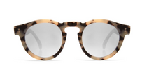Leonard Cream Tortoise with Silver Mirror Leonard Cream Tortoise with Silver Mirror