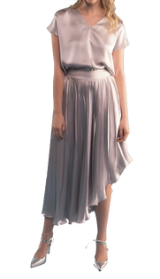 Asymmetrical Pleated Skirt Asymmetrical Pleated Skirt