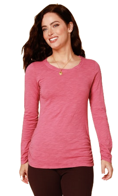 Long-Sleeve Twisted Scoopneck Tee Long-Sleeve Twisted Scoopneck Tee