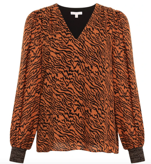 Kelly Top in Tiger Print Kelly Top in Tiger Print