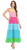 Tiered Halter Maxi Dress in Rainbow 