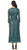 Clara Dress in Teal Metallic 