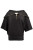 Josie Short Sleeve Sweatshirt - Black