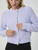 Tweed Knit Cardigan - Lavender Silver Lurex