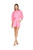 Round Yoke Blouse - Pink