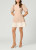 Royce Dress - Light Taupe/Ivory