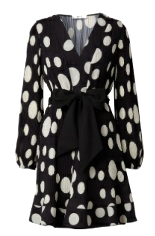 Liv Pleated Scatter Dot Dress Liv Pleated Scatter Dot Dress