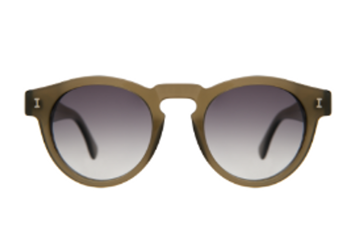 Leonard in Olive with Grey Lenses