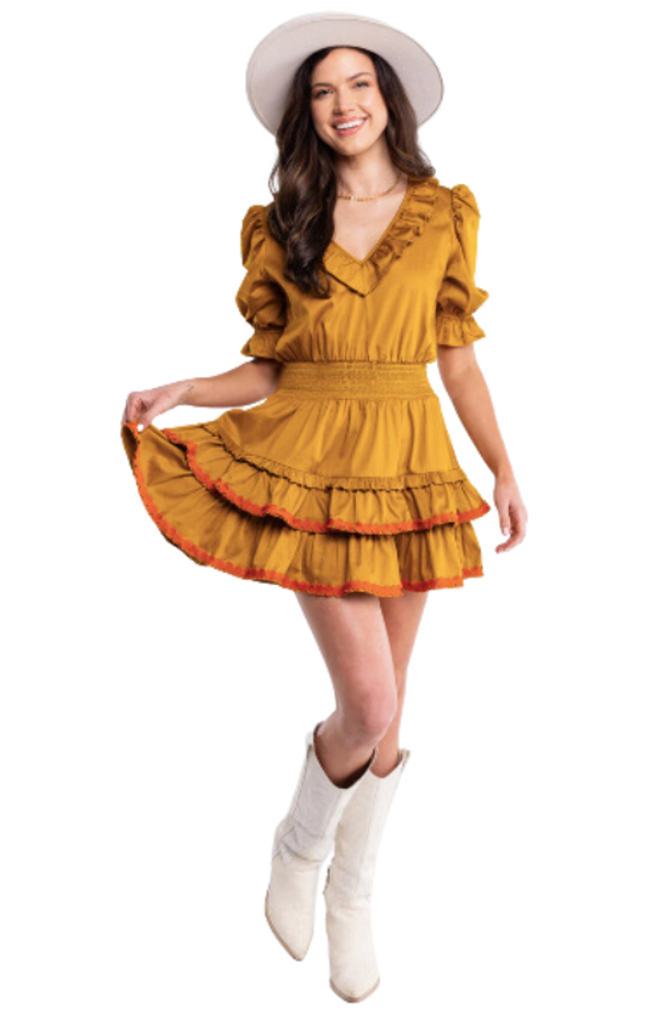 Kelsey Dress in Tumbleweed 