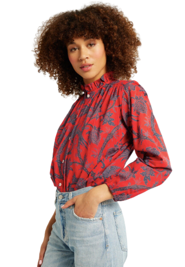 Francesca Top in Carmine 