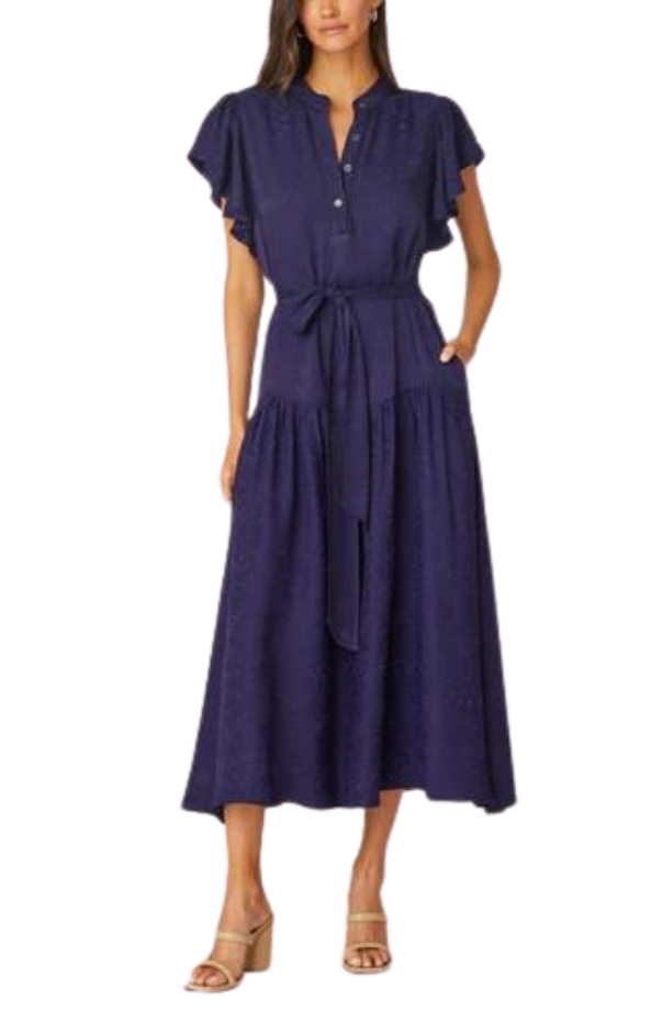 Lucia Dress in Navy