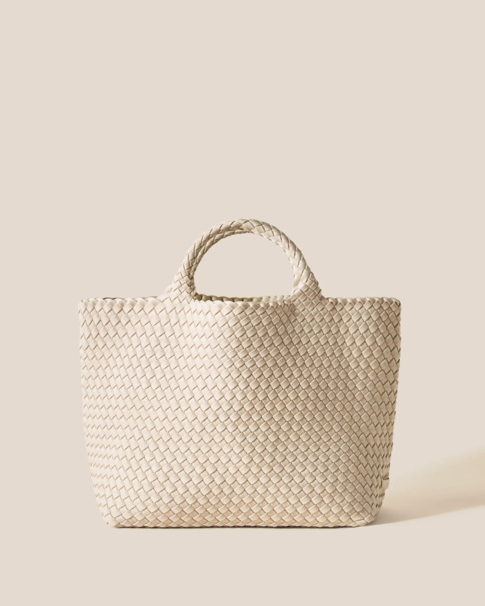 St. Barths Medium Tote - Ecru