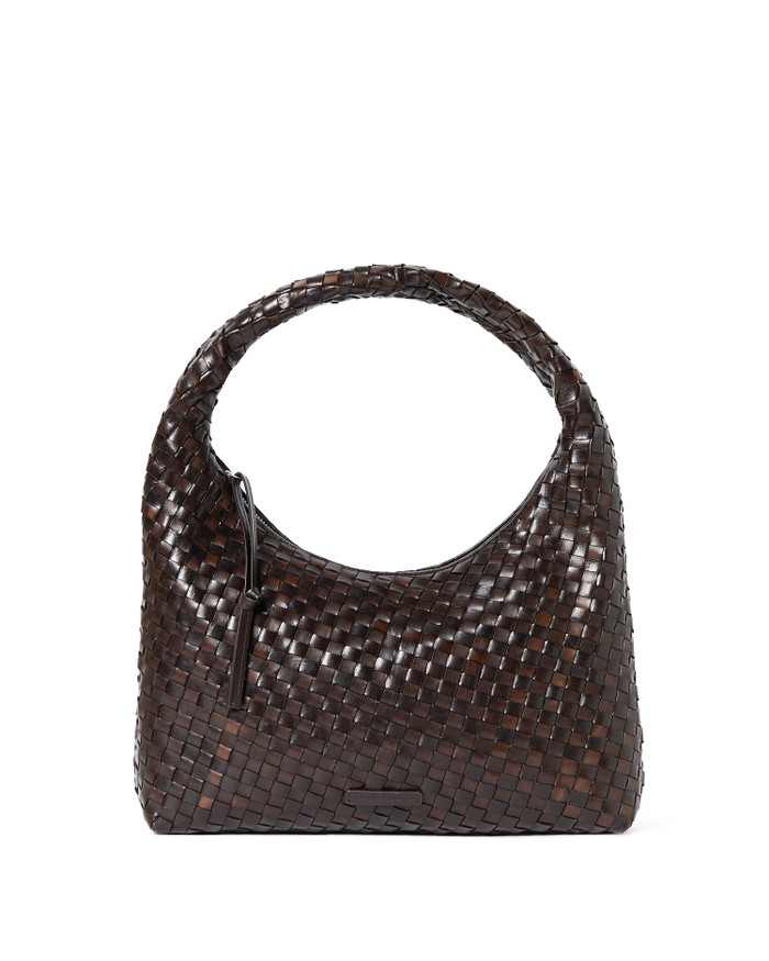 Willow Woven Hobo - Chocolate
