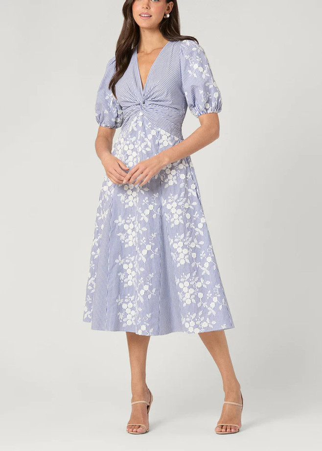 Dion Dress - Indigo/Optic