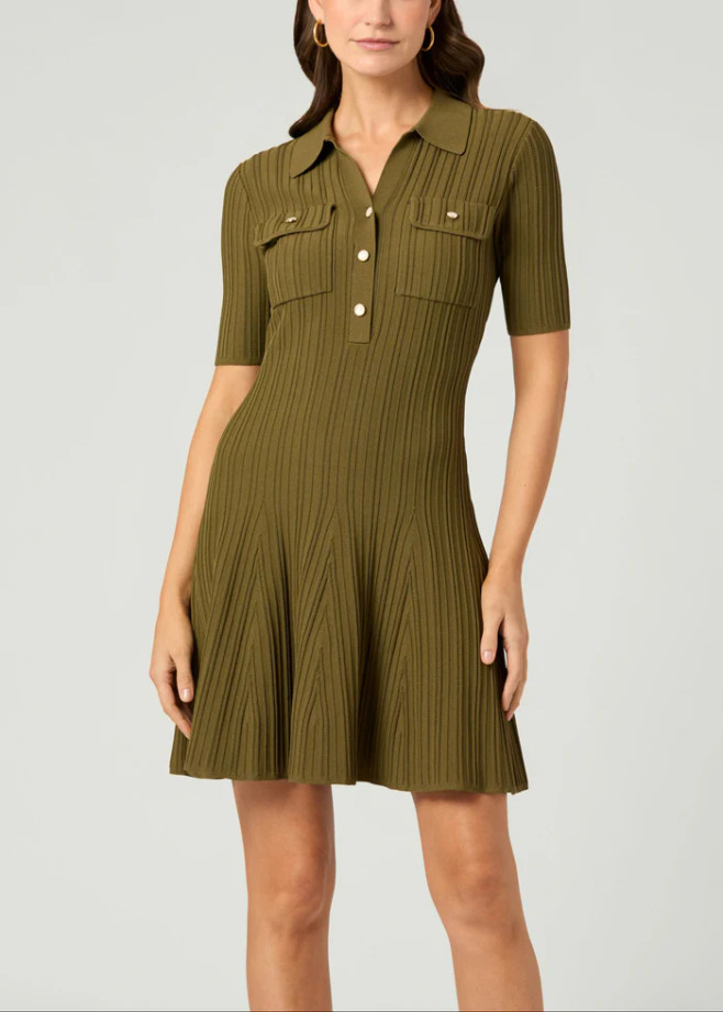 Antonia Dress - Olive