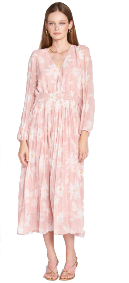 Gabby Pleated Midi Dress Gabby Pleated Midi Dress