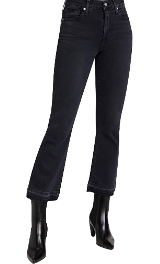Bella Crop Flare in Ash Bella Crop Flare in Ash
