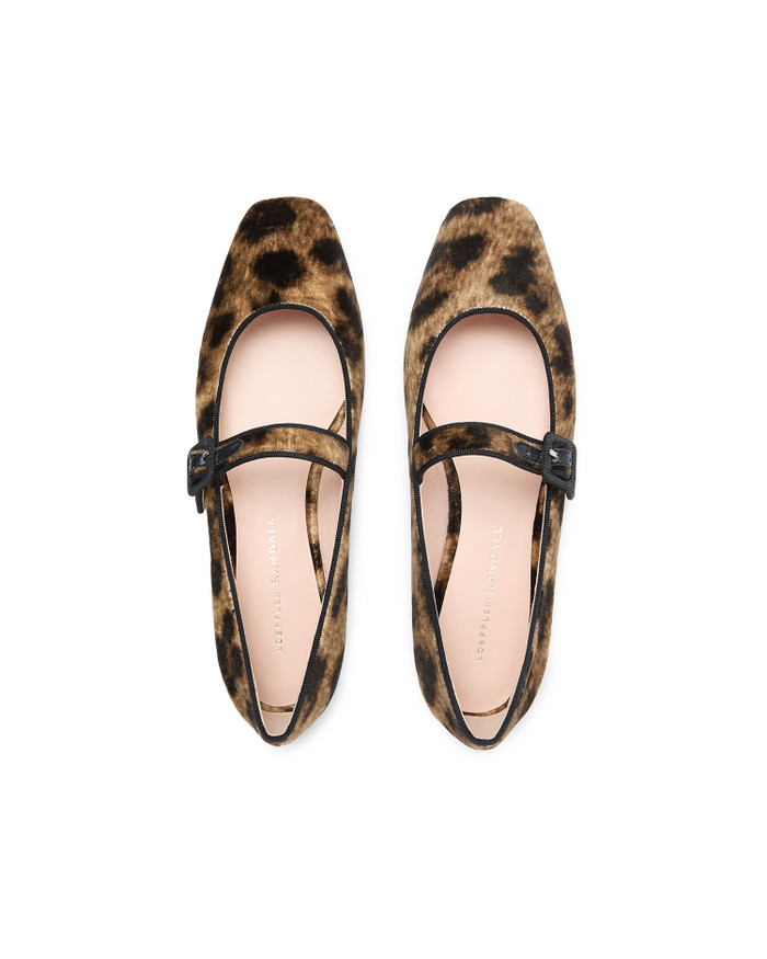 Ginger Mary Jane Flat - Leopard