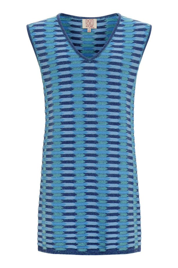 Madelyn Dress - Cobalt/Aqua Madelyn Dress - Cobalt/Aqua