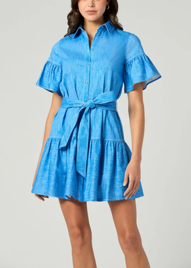 Lima Dress - Chambray Melange