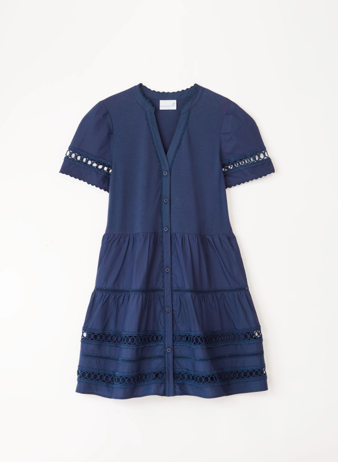 Eleni Mini Dress - Midnight Blue Eleni Mini Dress - Midnight Blue