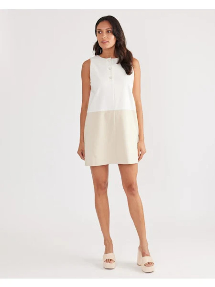Twiggy Dress - Washed White