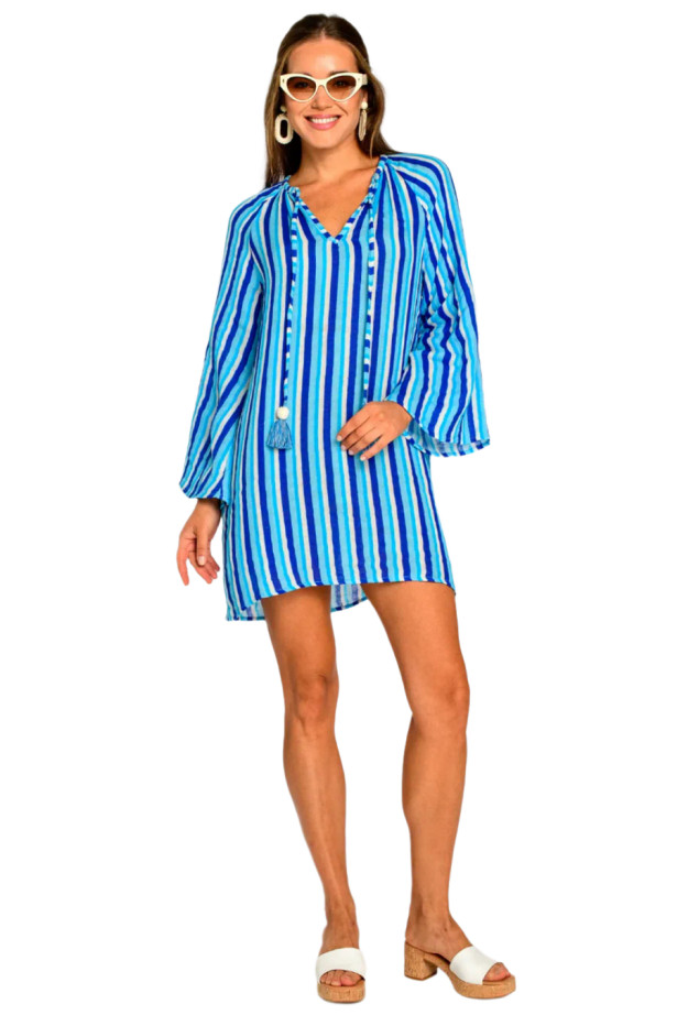 Chelsea Dress - French Blue Stripe Chelsea Dress - French Blue Stripe