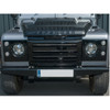 Land Rover Defender XS Grille & Headlamp Surround Gloss Black With Silver Mesh - DA1968