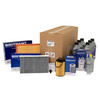 Britpart Diesel Engine Service Kit with Oil, DA6035COM, for Range Rover Sport L320 2.7 TdV6, including filters, synthetic engine oil, and other parts.