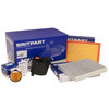 Britpart engine service kit with XD 5W30 oil oil filter air filter fuel filter and cabin filter for Freelander 2