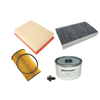 Britpart Engine Service Filter Kit - DA6041, assorted engine filters and parts for Range Rover Sport 2.7 TDV6.
