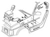 Safari Raised Air Intake Snorkel Kit for Discovery 1 300Tdi and V8 with ABS, Left Hand Side Fitment, detailed diagram of vehicle's engine and snorkel installation. Safari Raised Air Intake Snorkel Kit for Discovery 1 300Tdi and V8 with ABS, Left Hand Side Fitment, detailed diagram of vehicle's engine and snorkel installation.