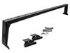 Britpart Roof Rack Bar Load Carrier & Light Mounting Bar for Defender, black metallic roof rack bar with mounting hardware and brackets for vehicle installation. Britpart Roof Rack Bar Load Carrier & Light Mounting Bar for Defender, black metallic roof rack bar with mounting hardware and brackets for vehicle installation.